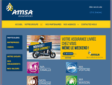 Tablet Screenshot of amsaassurances.com